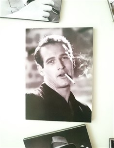 تابلو عکس چوبی مشاهیر سینما 26 (13cm*18cm)