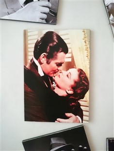 تابلو عکس چوبی مشاهیر سینما 35 (13cm*18cm)