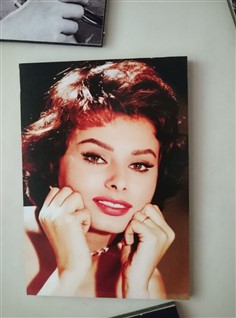 تابلو عکس چوبی مشاهیر سینما 47 (13cm*18cm)