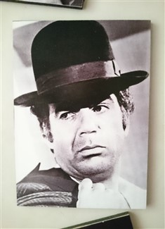تابلو عکس چوبی مشاهیر سینما 62 (13cm*18cm)
