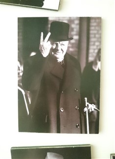 تابلو عکس چوبی مشاهیر سیاست 77 (13cm*18cm)