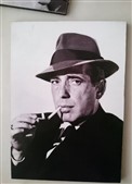تابلو عکس چوبی مشاهیر سینما 97 (13cm*18cm)